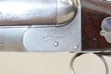 Antique W.W. GREENER Double Barrel Side x Side HAMMERLESS Damascus Shotgun
Nice 12 Gauge Boxlock Shotgun - 6 of 20