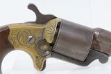 ENGRAVED CIVIL WAR Antique NATIONAL ARMS Moore’s Patent Teat-Fire Revolver
Revolver That Circumvented S&W’s ROLLIN WHITE Patent - 15 of 16