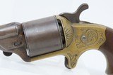 ENGRAVED CIVIL WAR Antique NATIONAL ARMS Moore’s Patent Teat-Fire Revolver
Revolver That Circumvented S&W’s ROLLIN WHITE Patent - 4 of 16