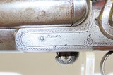 Antique British DEAN Marked 16 Gauge Double Barrel SxS HAMMER ShotgunLIGHTLY ENGRAVED English Fowling Piece - 6 of 20