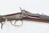 ENGRAVED Antique Belgian SNIDER PATENT .36 CF Breech Loading SPORTING Rifle Belgian Snider’s Patent SINGLE SHOT Conversion Rifle - 4 of 19