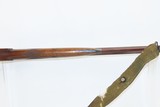 Antique SWISS Military Style .54 Percussion RIFLE w/FELDSTUTZER Bayonet Lug 19th Century SWISS STYLE Rifle with WOVEN SLING - 7 of 18