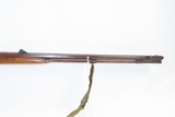 Antique SWISS Military Style .54 Percussion RIFLE w/FELDSTUTZER Bayonet Lug 19th Century SWISS STYLE Rifle with WOVEN SLING - 5 of 18