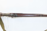 Antique SWISS Military Style .54 Percussion RIFLE w/FELDSTUTZER Bayonet Lug 19th Century SWISS STYLE Rifle with WOVEN SLING - 10 of 18