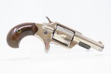 1874 Antique Nickel COLT NEW LINE .32 Caliber Rimfire SPUR TRIGGER Revolver WILD WEST Potent Conceal & Carry Hideout Gun - 14 of 17