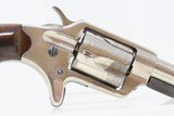 1874 Antique Nickel COLT NEW LINE .32 Caliber Rimfire SPUR TRIGGER Revolver WILD WEST Potent Conceal & Carry Hideout Gun - 16 of 17