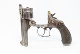 Antique SMITH & WESSON 2nd Model .38 Cal. Double Action TOP BREAK RevolverClassic Self Defense Revolver with Hard Rubber Grips! - 12 of 19