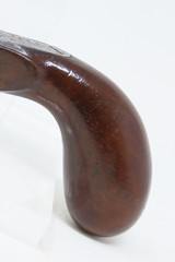 EUROPEAN Antique ENGRAVED Boxlock .48 Caliber PERCUSSION POCKET PistolMid-1800s Self Defense Pistol - 14 of 16