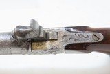 EUROPEAN Antique ENGRAVED Boxlock .48 Caliber PERCUSSION POCKET PistolMid-1800s Self Defense Pistol - 8 of 16