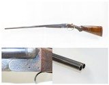 Engraved AUGUSTE FRANCOTTE Double Barrel 12 Gauge HAMMERLESS Shotgun C&RVON LENGERKE & ANTOINE Marked GANGSTER? Shotgun