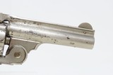 Antique SMITH & WESSON 2nd Model .38 S&W Safety Hammerless “LEMON SQUEEZER” 5-Shot S&W Top Break Revolver with NICKEL FINISH - 18 of 18
