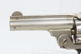 Antique SMITH & WESSON 2nd Model .38 S&W Safety Hammerless “LEMON SQUEEZER” 5-Shot S&W Top Break Revolver with NICKEL FINISH - 5 of 18