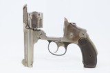 Antique SMITH & WESSON 2nd Model .38 S&W Safety Hammerless “LEMON SQUEEZER” 5-Shot S&W Top Break Revolver with NICKEL FINISH - 11 of 18