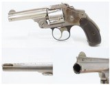 Antique SMITH & WESSON 2nd Model .38 S&W Safety Hammerless “LEMON SQUEEZER” 5-Shot S&W Top Break Revolver with NICKEL FINISH - 1 of 18