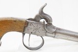 LIEGE PROOFED Antique ENGRAVED Boxlock .44 Caliber PERCUSSION POCKET Pistol Liege Proofed Mid-1800s Self Defense Pistol - 18 of 19