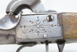 LIEGE PROOFED Antique ENGRAVED Boxlock .44 Caliber PERCUSSION POCKET Pistol Liege Proofed Mid-1800s Self Defense Pistol - 7 of 19