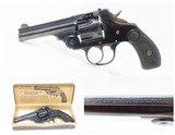 Factory Boxed HARRINGTON & RICHARDSON Safety Hammer DOUBLE ACTION RevolverEarly 20th Century Blued H&R .38 S&W Revolver - 1 of 21