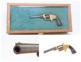 GLASS CASED Antique MERWIN & BRAY Front Loading EAGLE ARMS Company Revolver .30 Caliber CUP-FIRE (Teat-Fire) CIVIL WAR Sidearm - 1 of 19