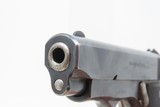 WORLD WAR I Era Spanish RUBY Style .32 ACP Cal. SEMI-AUTOMATIC Pistol C&R7.65x17mm Browning with LEATHER HOLSTER - 12 of 18