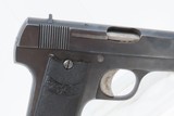 WORLD WAR I Era Spanish RUBY Style .32 ACP Cal. SEMI-AUTOMATIC Pistol C&R7.65x17mm Browning with LEATHER HOLSTER - 17 of 18