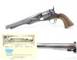 LETTERED US Army Shipped CIVIL WAR COLT Model 1860 ARMY Percussion REVOLVER