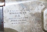 RARE E.G. LAMSON Antique BALL Patent US Contract SR CARBINE Civil War 1865 1 of 1,002 made with Underbarrel Tube Fed Magazine - 11 of 17