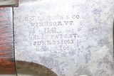RARE E.G. LAMSON Antique BALL Patent US Contract SR CARBINE Civil War 1865 1 of 1,002 made with Underbarrel Tube Fed Magazine - 6 of 18