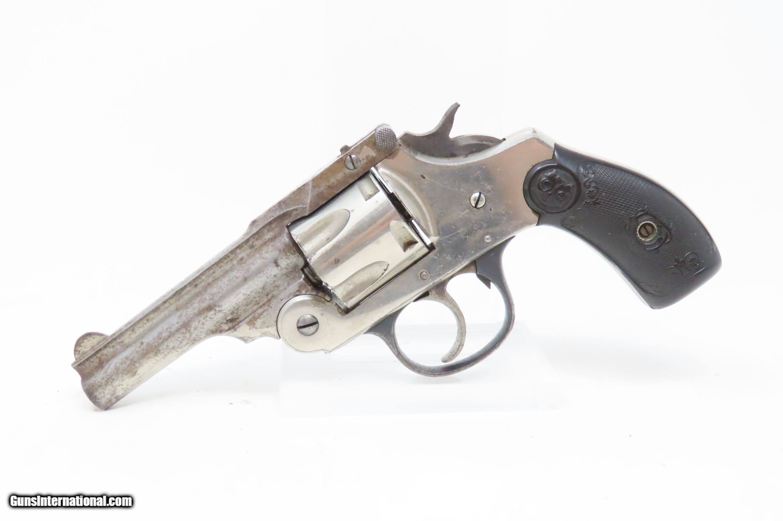 IVER JOHNSON ARMS & CYCLE WORKS .38 Double Action Top Break C&R Revolver  VERY NICE Turn of the Century SELF DEFENSE Revolver
