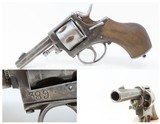 GERMAN Proofed 9mm Caliber DOUBLE ACTION Self-Defense POCKET Revolver C&REarly 20th Cen. German Revolver w/CROWN/CROWN/U Proof