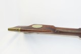 Antique KENTUCKY LONG RIFLE .32 Caliber PERCUSSION Half Stock Striped Maple Octagonal Barrel American Rifle - 9 of 17