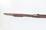 Antique KENTUCKY LONG RIFLE .32 Caliber PERCUSSION Half Stock Striped Maple Octagonal Barrel American Rifle - 6 of 17