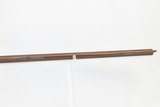 Antique KENTUCKY LONG RIFLE .32 Caliber PERCUSSION Half Stock Striped Maple Octagonal Barrel American Rifle - 8 of 17