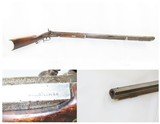 Antique .50 Caliber LONG RIFLE with REMINGTON BARREL Percussion Half-Stock
HUNTING & FRONTIER RIFLE - 1 of 17