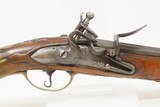 c1750 Engraved FRENCH FLINTLOCK Pistol by DUPONCEAU .60 Caliber Sidearm Martial Sized Horse or Belt Pistol - 4 of 16