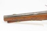 c1750 Engraved FRENCH FLINTLOCK Pistol by DUPONCEAU .60 Caliber Sidearm Martial Sized Horse or Belt Pistol - 16 of 16