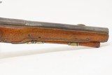 c1750 Engraved FRENCH FLINTLOCK Pistol by DUPONCEAU .60 Caliber Sidearm Martial Sized Horse or Belt Pistol - 5 of 16