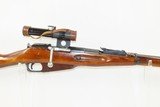 WORLD WAR II Soviet IZHEVSK Model 91/30 Mosin-Nagant SNIPER PU Type Rifle1943 mfr. SNIPER RIFLE with SCOPE C&R - 4 of 21