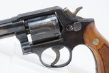 SMITH & WESSON Model 10-6 Double Action .38 SPECIAL Caliber Modern Revolver Nice Blued Finish Revolver w/ WALNUT GRIP - 4 of 20