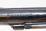 SMITH & WESSON Model 10-6 Double Action .38 SPECIAL Caliber Modern Revolver Nice Blued Finish Revolver w/ WALNUT GRIP - 6 of 20