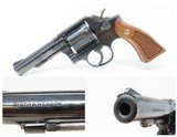 SMITH & WESSON Model 10-6 Double Action .38 SPECIAL Caliber Modern Revolver Nice Blued Finish Revolver w/ WALNUT GRIP - 1 of 20