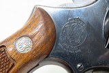 SMITH & WESSON Model 10-6 Double Action .38 SPECIAL Caliber Modern Revolver Nice Blued Finish Revolver w/ WALNUT GRIP - 14 of 20