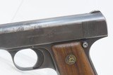 Post-WW I Deutsche Werke ORTGIES 6.35x16mm Hammerless SEMI-AUTO Pistol C&R
Type Pistol Given to EVA BRAUN by the Führer - 4 of 19