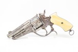 Antique BELGIAN Proofed FRENCH GALAND Model 1868 Double Action Revolver
With Nickel Finish and ANTIQUE IVORY Grips - 2 of 21