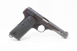 FABRIQUE NATIONALE Model 1922 7.65mm BELGIAN Semi-Automatic Pistol C&R
Belgian Made MILITARY/POLICE Pistol w/Leather Holster - 18 of 21