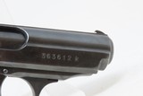WORLD WAR II Military Proof THIRD REICH German WALTHER Model PPK Pistol C&R Pistol Made Circa 1945 in Zella-Mehlis, Germany - 15 of 15