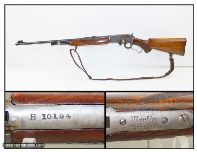 RARE Deluxe MARLIN Model 1936 Lever Action .32 SPECIAL W.S. Rifle C&R c1941 Est. 1 OF 50 w WINCHESTER SLING SWIVELS