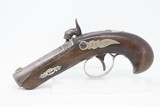 Antique HENRY DERINGER .44 Caliber Pistol c. 1850s Percussion 49ers Lincoln Philadelphia Deringer Pocket Pistol - 14 of 17