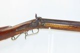 Antique BACK ACTION Half Stock AMERICAN Percussion .42 Caliber Long Rifle
Mid-1800s HOMESTEAD/HUNTING Rifle - 4 of 16
