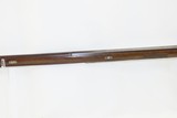 1800s ITALIAN Antique Long Barreled Smoothbore Musket .73 PERCUSSION Fowler Engraved and with Gold Maker’s Marks; Naples - 20 of 23