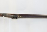 1800s ITALIAN Antique Long Barreled Smoothbore Musket .73 PERCUSSION Fowler Engraved and with Gold Maker’s Marks; Naples - 15 of 23